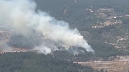 Soma'da orman yangına müdahale devam ediyor - gundem