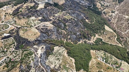 İki mahalle boşaltılmıştı: İzmir'deki yangın faciası dron kamerasında - gundem