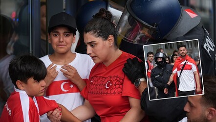 Alman polisinden Türk kadın ve çocuklara sert müdahale! Bazı taraftarlar gözaltına alındı - spor