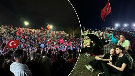 Milyonlar sokağa döküldü Türkiye-Hollanda maçını dev ekranlardan izledi - spor