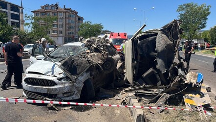 Bolu'da kazaların meydana geldiği kavşak trafiğe kapatıldı - gundem