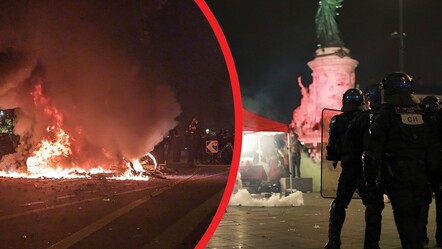 Fransa'da sol ittifak kazandı aşırı sağ karşıtları Paris'i savaş alanına çevirdi - dunya