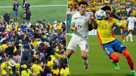 Copa America'da büyük felaket! Yarı final maçı izdihama döndü! Uruguaylı futbolcular, Kolombiyalı taraftarlarla kavga etti - spor