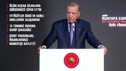 Erdoğan'dan 15 Temmuz mesajı: