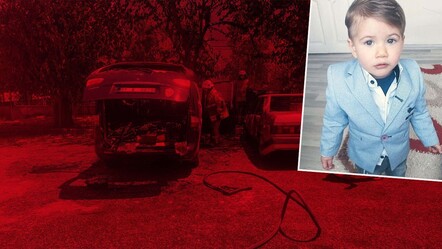 Otomobilde çıkan yangında 4 yaşındaki Kazım Yılmaz alevler içinde can verdi - gundem