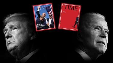 Biden'a güle güle, zafer Trump'ın! Time'dan suikast girişimi sonrası çarpıcı kapak - dunya