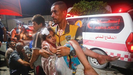 İsrail'in gece boyu vurduğu Gazze'de çok sayıda ölü ve yaralı var - dunya