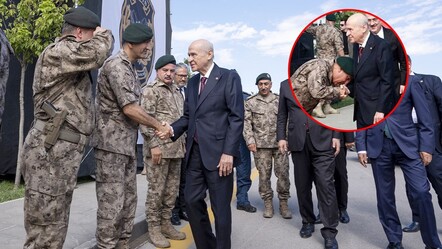 Bahçeli'den Özel Harekat Başkanlığı ziyareti! Elini öperek uğurladılar - gundem