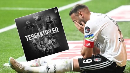 Beşiktaş'tan Fenerbahçe ile anlaşan Cenk Tosun'a veda mesajı - spor