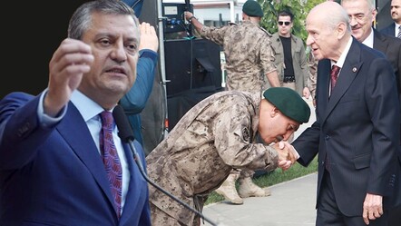 Özgür Özel'den, Devlet Bahçeli'nin elini öpen polise sert tepki - dunya
