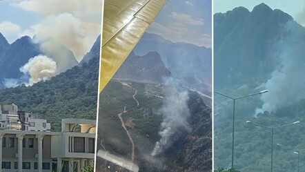 Antalya'nın Konyaaltı ilçesinde orman yangını! - gundem