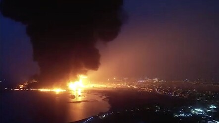 İsrail, intikam saldırısının görüntülerini yayımladı! Hudeyde Limanı böyle vuruldu - gundem