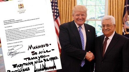 Trump'tan Filistin Devlet Başkanı'nın mesajına cevap: Her şey yoluna girecek - dunya