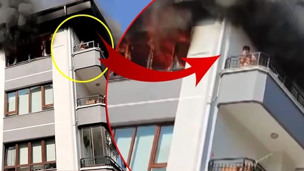 Ankara'nın Çankaya ilçesinde yangın dehşeti! Anne ve iki çocuğu alevler arasında kaldı - Gündem