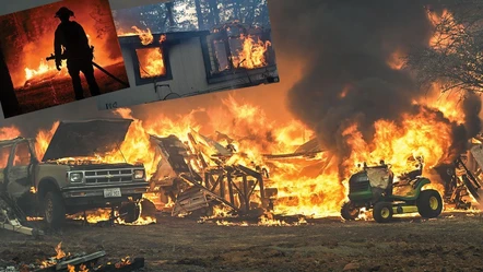 ABD California'daki orman yangınından evler ve araçlar küle döndü! Dünya korkuyla izliyor - Dünya