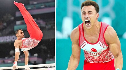 Jimnastikte iki final! Âdem halkada, Ferhat ise paralel barda... - spor
