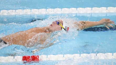 Paris'te milli yüzücü Berke Saka 100 metre sırtüstünde yarı finale kalamadı - spor