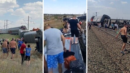 Rusya'da felaket! Yolcu treni raydan çıktı, çok sayıda yaralı var - dunya