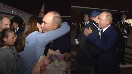 Rusya Devlet Başkanı Putin serbest bırakılan rehineleri Moskova'da kırmızı halıda karşıladı - dunya