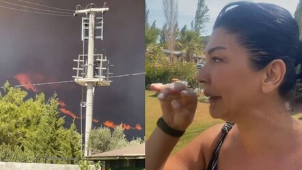 Şarkıcı Aslı Zen'in evi alevler arasında kaldı! Gözyaşlarına hakim olamadı - magazin
