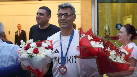 Dünyanın konuştuğu milli atıcı Yusuf Dikeç'e Ankara'da coşkulu karşılama - gundem