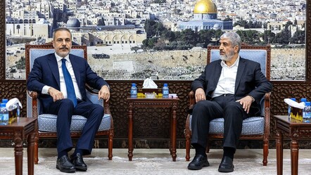 Hamas'a taziye ziyareti! Bakan Fidan, Halid Meşal ile görüştü - gundem