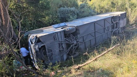 Erzincan'da yolcu otobüsü devrildi! Ölü ve yaralılar var - gundem