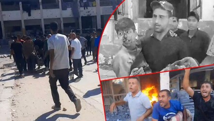 Gazze'de son durum... İsrail Gazze'de iki okulu hedef aldı: En az 30 ölü - dunya