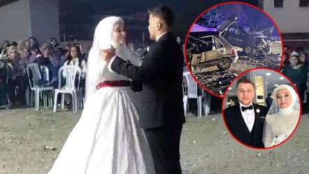 Trafik kazasında ölen gelin ve damadın düğün görüntüleri ortaya çıktı - gundem