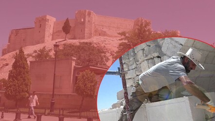 40 derecenin altında restorasyona devam edildi! Gaziantep Kalesi ziyarete hazırlanıyor - kultur-sanat