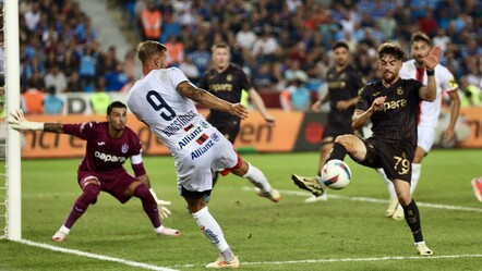 Trabzonspor, Rapid Wien'e evinde kaybetti! Umutlar Avusturya'daki rövanşa kaldı - spor