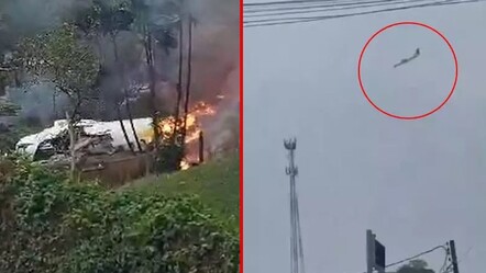 Brezilya'da yolcu uçağı yerleşim yerlerine çarpa çarpa düştü! - gundem