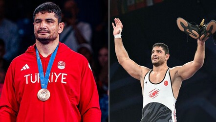 Milli güreşçi Taha Akgül Paris'te bronz aldı, kariyerini noktaladı - spor