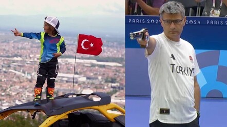 Milyonluk arabanın üstünden ATV ile atladı! Ünlü ismin oğlu Yusuf Dikeç pozu verdi - ekonomi