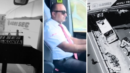 9 kişi can vermişti... Ankara Polatlı'da kaza yapan otobüsten son görüntüler - gundem