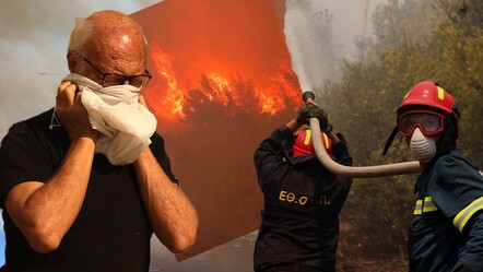 Yunanistan'da yangın krizi! Alevler yıldırım hızıyla yayılıyor - gundem