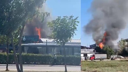 Sakarya'da bir işletmede çıkan yangın paniğe neden oldu! Ekipler tarafından söndürüldü - gundem