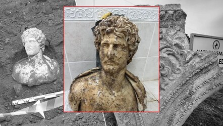 Düzce'de tarihi keşif! Antik kentte 1800 yıllık büst bulundu - kultur-sanat