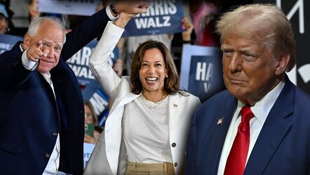 Salıncak eyaletlerde Harris, Trump'ı geride bıraktı - Dünya