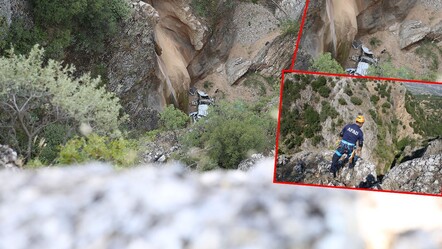 Denizli'de otomobil 200 metreden uçtu! 4 kişi hayatını kaybetti - gundem