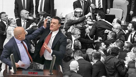 Meclis’te kan aktı! TİP’li Ahmet Şık provoke etti, tekmeler ve yumruklar havada uçuştu - gundem