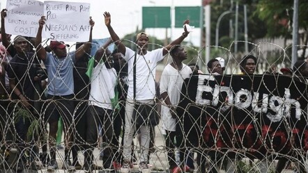 Nijerya'da hayat pahalılığına karşı eylem yapan binden fazla insan tutuklandı - dunya