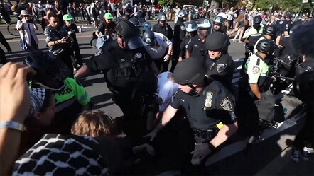 İsrail'in kalkanı ABD! Filistin destekçileri dehşeti yaşadı - dunya