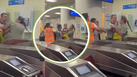 Marmaray'a başkasının kartıyla binmeye çalışan kadın güvenlik görevlileriyle kavga etti: Bunları mahvettireceğim! - haberler