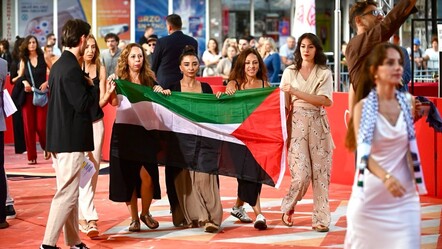SFF'de İsrail'e protesto! Kırmızı halıda Filistin - kultur-sanat