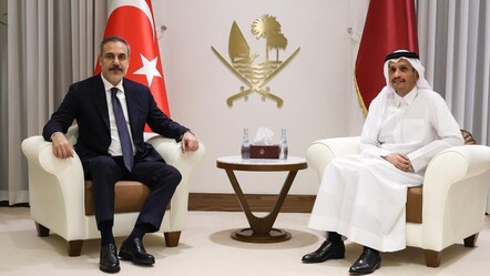 Gazze'de ateşkes için diplomasi trafiği! Bakan Fidan, Al Sani ile görüştü - dunya