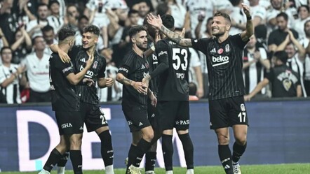 Dolmabahçe'de gol yağmuru! Beşiktaş, Lugano'yu parçalayarak gruplara kaldı - spor