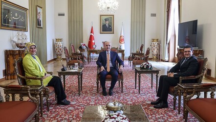 Numan Kurtulmuş, Kızılay Başkanı Yılmaz'ı kabul etti - haberler