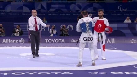 Para tekvando erkekler K44 70 kiloda Fatih Çelik, yarı finale çıktı - spor
