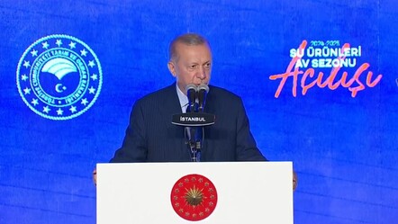 Erdoğan yeni av sezonu için 
